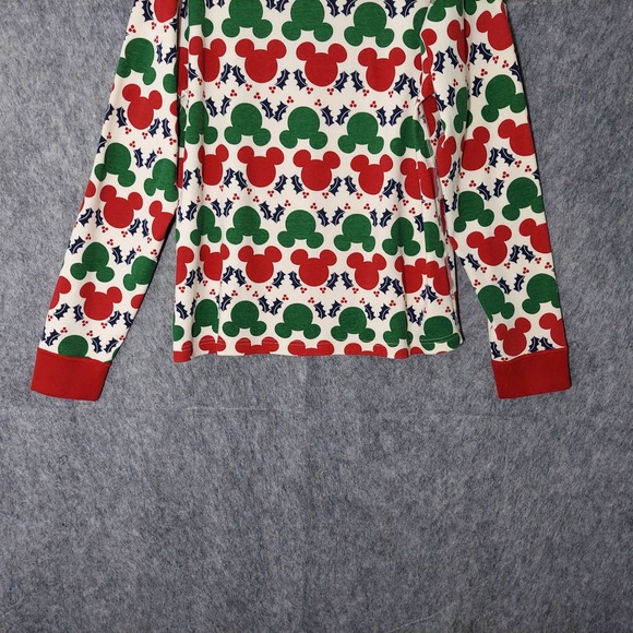 Disney Hanna Andersson Pajama Shirt Xl Mickey Mouse Christmas Organic Cotton - Picture 3 of 8